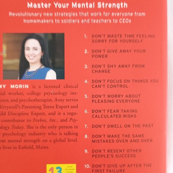 13 Things Mentally Strong People Don’t Do by Amy Morin Paperback Self Help - Picture 2 of 8